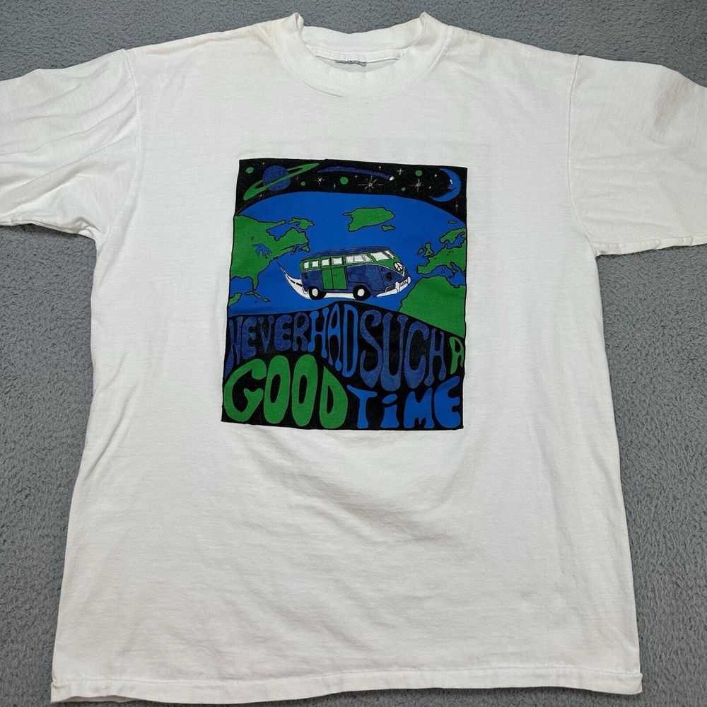 Vintage Grateful Dead Parking Lot T Shirt Never Had Such A Good Time VW USA 1990